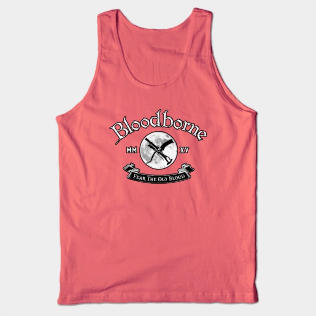 Bloodborne Crest (Alt Print) Tank Top by Miskatonic Designs